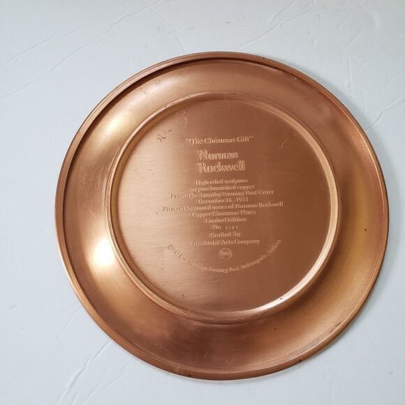 Norman Rockwell Copper Plate - Picture 3 of 5